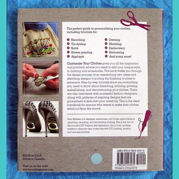 Book - Customize Your Clothes: A Head-to-Toe Guide..., by Rain Blanken - Picture 13 of 13